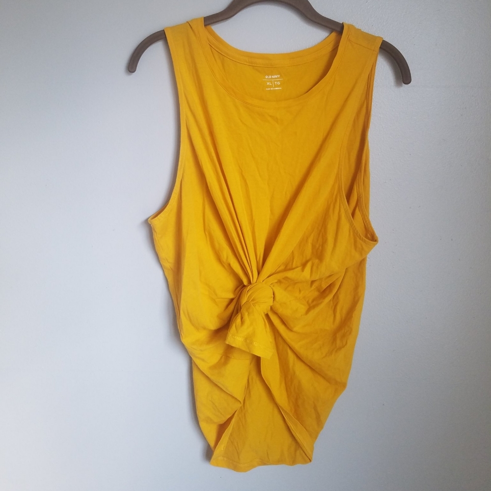 Yellow tank